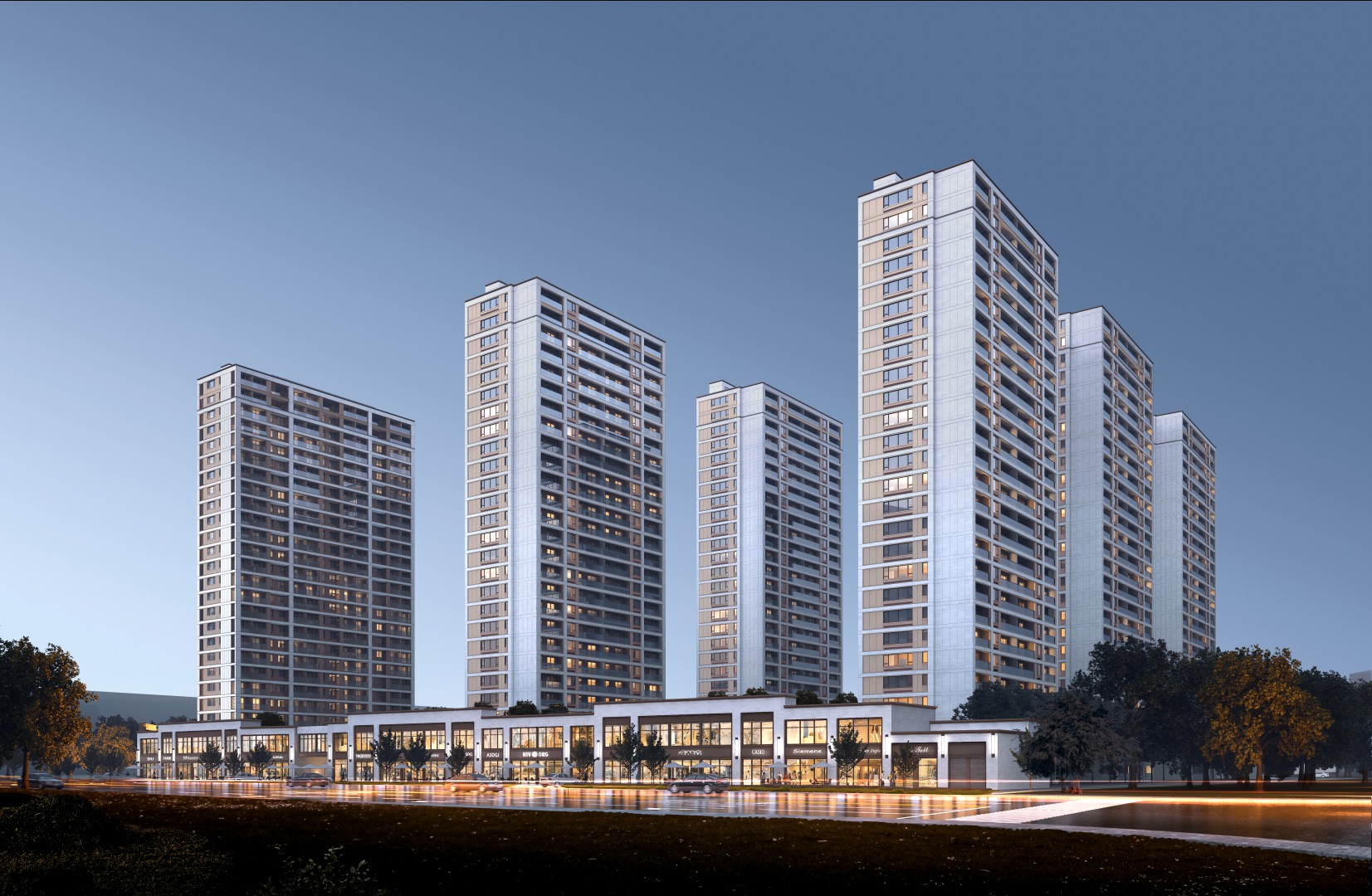 【中天·翡玥府】单价一字头临街铺